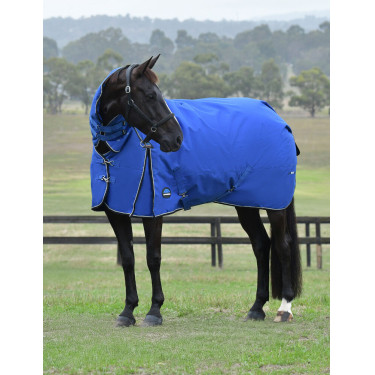 Couverture Weatherbeeta ComFiTec Essential Turnout 220g combo Cobalt / noir Bleu Couverture Weatherbeeta ComFiTec Essential Turnout 220g combo Cobalt / noir Bleu