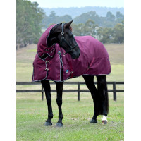 Couverture Weatherbeeta ComFiTec Essential Turnout 360g combo Bourgogne / marine Couverture Weatherbeeta ComFiTec Essential Turnout 360g combo Bourgogne / marine