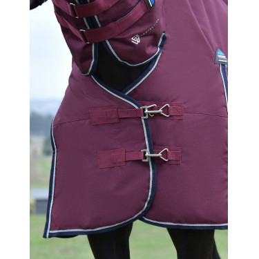 Couverture Weatherbeeta ComFiTec Essential Turnout 360g combo Bourgogne / marine Couverture Weatherbeeta ComFiTec Essential Turnout 360g combo Bourgogne / marine