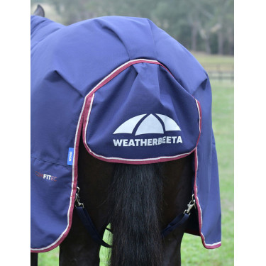 Couverture Weatherbeeta ComFiTec Essential Turnout 360g combo Marine / bourgogne