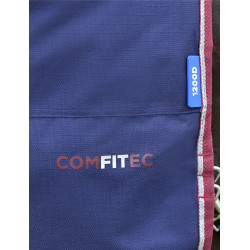 Couverture Weatherbeeta ComFiTec Essential Turnout 360g combo Marine / bourgogne