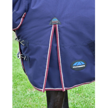 Couverture Weatherbeeta ComFiTec Essential Turnout 360g combo Marine / bourgogne