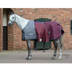 Couverture Weatherbeeta ComFiTec Plus Dynamic II Medium / Lite Bordeaux / gris / blanc Couverture Weatherbeeta ComFiTec Plus Dynamic II Medium / Lite Bordeaux / gris / blanc