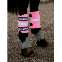 Guêtres cheval réfléchissantes Equi-Flector® Shires - Matériel d'équitation