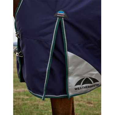 Couverture Weatherbeeta ComFiTec Plus Dynamic Turnout 220g high neck Marine / vert forêt Bleu Couverture Weatherbeeta ComFiTec Plus Dynamic Turnout 220g high neck Marine / vert forêt Bleu