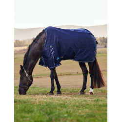 Couverture Weatherbeeta ComFiTec Prelim Turnout 220g Plaid en relief bleu marine Couverture Weatherbeeta ComFiTec Prelim Turnout 220g Plaid en relief bleu marine
