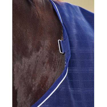 Couverture Weatherbeeta ComFiTec Prelim Turnout 220g Plaid en relief bleu marine Couverture Weatherbeeta ComFiTec Prelim Turnout 220g Plaid en relief bleu marine