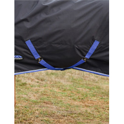 Couverture Weatherbeeta ComFiTec Tyro Turnout 220g Noir / cobalt Couverture Weatherbeeta ComFiTec Tyro Turnout 220g Noir / cobalt