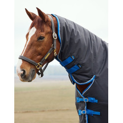 Couverture Weatherbeeta ComFiTec Tyro Turnout 220g Combo cou Noir / cobalt Couverture Weatherbeeta ComFiTec Tyro Turnout 220g Combo cou Noir / cobalt