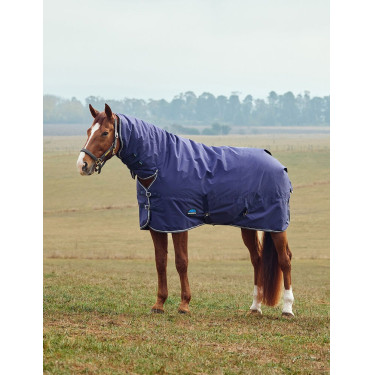 Couverture Weatherbeeta ComFiTec Tyro Turnout 360g Combo cou Marine / charcoal Couverture Weatherbeeta ComFiTec Tyro Turnout 360g Combo cou Marine / charcoal