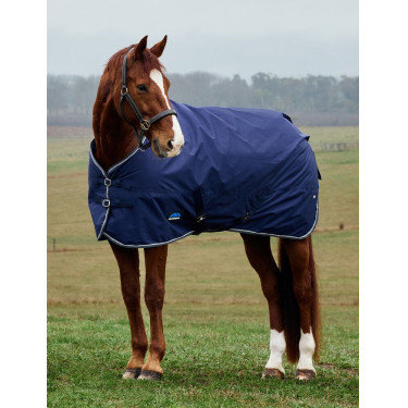 Couverture Weatherbeeta ComFiTec Tyro Turnout 50g Marine / charbon de bois Couverture Weatherbeeta ComFiTec Tyro Turnout 50g Marine / charbon de bois