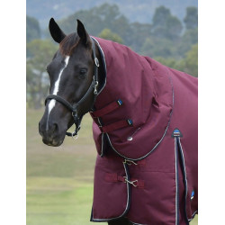 Couvre-cou Weatherbeeta ComFiTec Essential Turnout 220g Bourgogne / marine