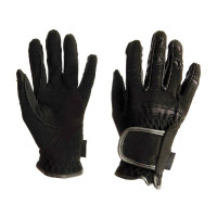 Gants d'équitation Dublin Everyday Mighty Grip Noir Gants d'équitation Dublin Everyday Mighty Grip Noir