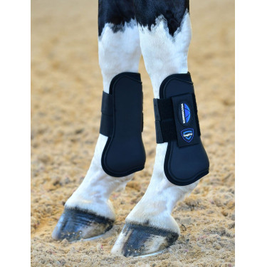 Guêtres Weatherbeeta Tough-Tec Prime Open Noir / noir Guêtres Weatherbeeta Tough-Tec Prime Open Noir / noir