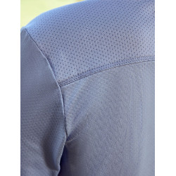 Haut d'équitation Dublin respirant manches longues enfant Brouillard bleu Haut d'équitation Dublin respirant manches longues enfant Brouillard bleu