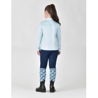 Haut d'équitation Dublin respirant manches longues enfant Bleu ciel Haut d'équitation Dublin respirant manches longues enfant Bleu ciel