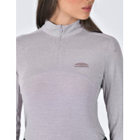 Haut de performance Weatherbeeta manches longues en bamboo femme Lilas brunissé Violet