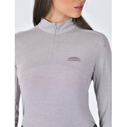 Haut de performance Weatherbeeta manches longues en bamboo femme Lilas brunissé Violet Haut de performance Weatherbeeta manches longues en bamboo femme Lilas brunissé Violet