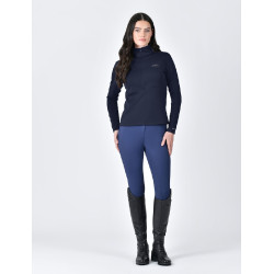 Haut Weatherbeeta manches longues 1/2 Zip femme Copper Marine Bleu marine
