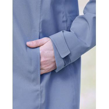 Imperméable long Weatherbeeta Bleu ardoise Imperméable long Weatherbeeta Bleu ardoise