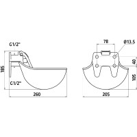 Abreuvoir à palette en... Abreuvoir à palette en...