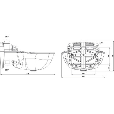 Abreuvoir à palette K75 Kerbl 2,8 litres Abreuvoir à palette K75 Kerbl 2,8 litres