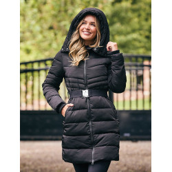 Manteau long Dublin ceinturé femme Noir
