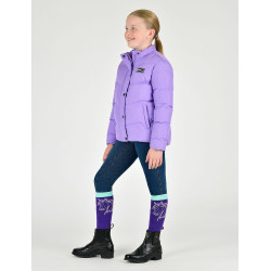 Manteau matelassé polaire Dublin Polly Everyday enfant Paisley violet