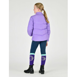 Manteau matelassé polaire Dublin Polly Everyday enfant Paisley violet