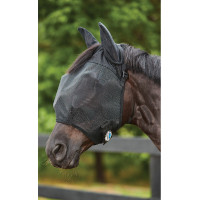 Masque anti-mouches Weatherbeeta Deluxe protections d'oreilles Noir Masque anti-mouches Weatherbeeta Deluxe protections d'oreilles Noir