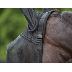 Masque anti-mouches Weatherbeeta Deluxe protections d'oreilles Noir Masque anti-mouches Weatherbeeta Deluxe protections d'oreilles Noir