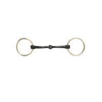 Mors à anneaux Korsteel doux brisure simple Mors à anneaux Korsteel doux brisure simple