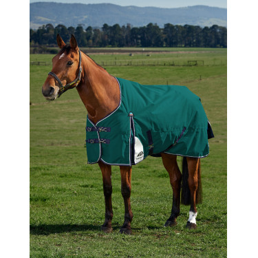 Couverture Weatherbeeta ComFiTec Plus Dynamic Turnout 220g Vert forêt / marine