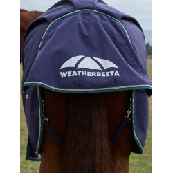 Couverture Weatherbeeta ComFiTec Plus Dynamic Turnout 220g Marine / vert forêt Bleu