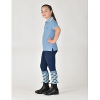 Polo manches courtes Dublin coton piqué enfant Brouillard bleu Polo manches courtes Dublin coton piqué enfant Brouillard bleu