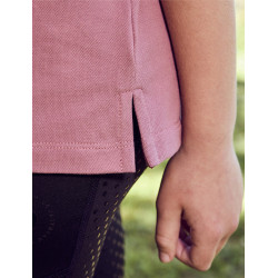 Polo manches courtes Dublin coton piqué enfant Rose poussiéreux Polo manches courtes Dublin coton piqué enfant Rose poussiéreux