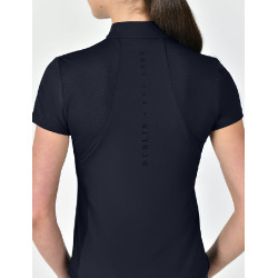 Polo manches courtes Dublin respirant fermeture à glissière 1/4 zippé femme Marine Bleu marine Polo manches courtes Dublin respirant fermeture à glissière 1/4 zippé femme Marine Bleu marine