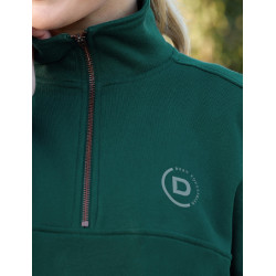 Pull polaire Dublin 1/4 zippé femme Vert émeraude foncé Pull polaire Dublin 1/4 zippé femme Vert émeraude foncé