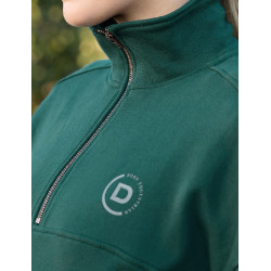 Pull polaire Dublin 1/4 zippé femme Vert émeraude foncé Pull polaire Dublin 1/4 zippé femme Vert émeraude foncé