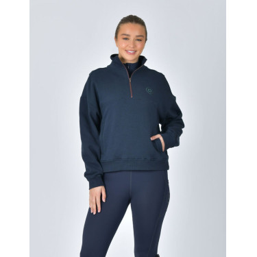 Pull polaire Dublin 1/4 zippé femme Marine Bleu marine Pull polaire Dublin 1/4 zippé femme Marine Bleu marine
