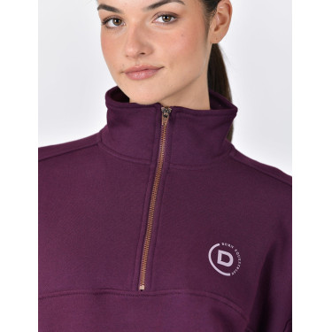 Pull polaire Dublin 1/4 zippé femme Violet pourpre Pull polaire Dublin 1/4 zippé femme Violet pourpre