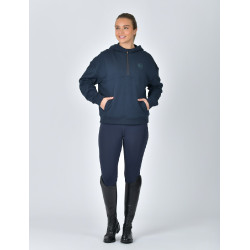 Pull-polaire Dublin capuche 1/4 zippé femme Marine Bleu marine Pull-polaire Dublin capuche 1/4 zippé femme Marine Bleu marine