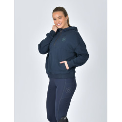 Pull-polaire Dublin capuche 1/4 zippé femme Marine Bleu marine Pull-polaire Dublin capuche 1/4 zippé femme Marine Bleu marine