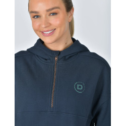 Pull-polaire Dublin capuche 1/4 zippé femme Marine Bleu marine Pull-polaire Dublin capuche 1/4 zippé femme Marine Bleu marine