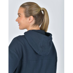 Pull-polaire Dublin capuche 1/4 zippé femme Marine Bleu marine Pull-polaire Dublin capuche 1/4 zippé femme Marine Bleu marine