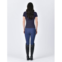 T-shirt Weatherbeeta manches courtes décontracté UV Marine Bleu marine