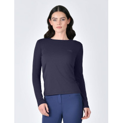 T-shirt Weatherbeeta manches longues décontracté UV Marine Bleu marine