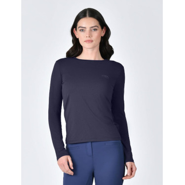 T-shirt Weatherbeeta manches longues décontracté UV Marine Bleu marine
