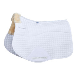 Tapis de selle Weatherbeeta mixte Prime Comfy Fleece Blanc