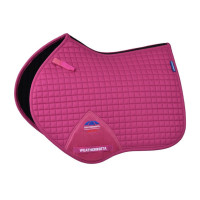 Tapis de selle Weatherbeeta Prime Air-Tec CSO Shaped Magenta brillant Rose
